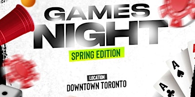 Imagem principal do evento Games Night- The Spring Edition