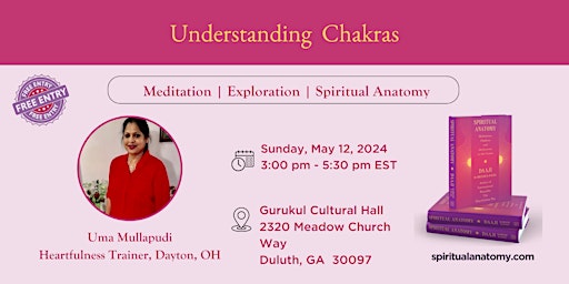 Imagem principal do evento Understanding The Chakras
