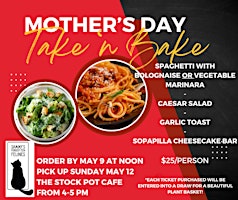 Imagem principal do evento Mother's Day Take 'n Bake Spaghetti Dinner