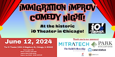 Primaire afbeelding van Immigration Improv Comedy Night! (During AILA AC 2024!)