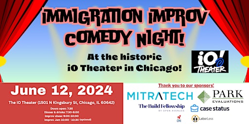Image principale de Immigration Improv Comedy Night! (During AILA AC 2024!)