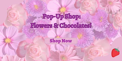 Imagem principal do evento Mother's Day Rockville Pink & Purple Pop-Up Shop: Flowers & Chocolates!