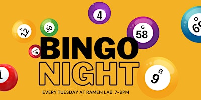 Bingo Night @ Ramen Lab East Boca primary image