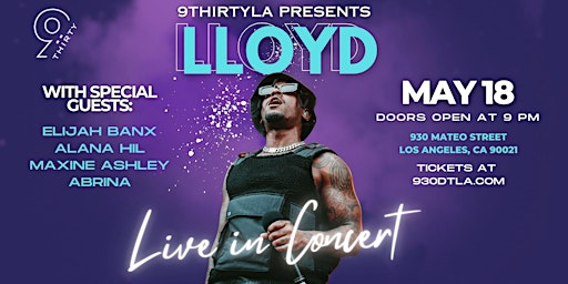 Lloyd - Live in Concert primary image