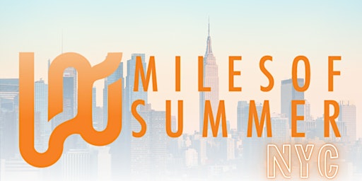 100 Miles of Summer NYC Kick Off primary image
