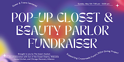 Image principale de Queer & Trans Focused Pop-Up Closet w/ "Out of the Closet Charity!"