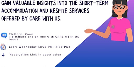 CARE WITH US: STA & Respite Insights primary image