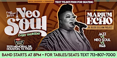 8PM NEO SOUL Thursdays  LADIES FREE with RSVP primary image