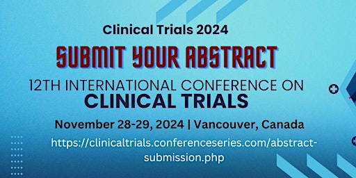 Image principale de 12th International Conference on Clinical Trials