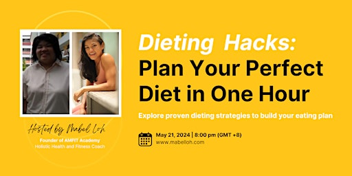 Hauptbild für Dieting Hacks: Plan Your Perfect Diet in One Hour