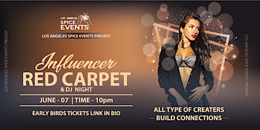 Influencer  Red Carpet Event and DJ Night primary image
