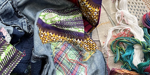 Immagine principale di Sashiko Stitching Social for Repair and Upcycle your clothes 