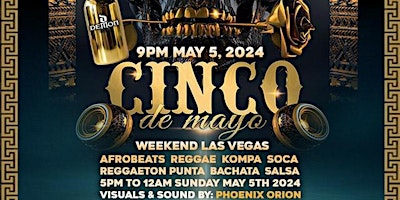 CINCO DE MAYO AFRO LATIN FIESTA ! @ C3 SEAFOOD Spring Valley! primary image