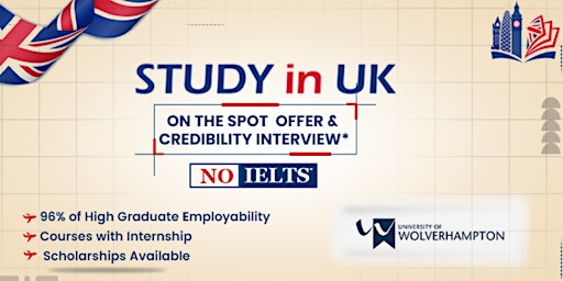 Imagem principal de Still waiting for an opportunity to Study in UK?