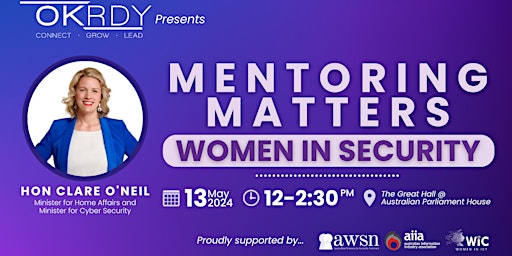 Imagem principal do evento Mentoring Matters – Women in Security