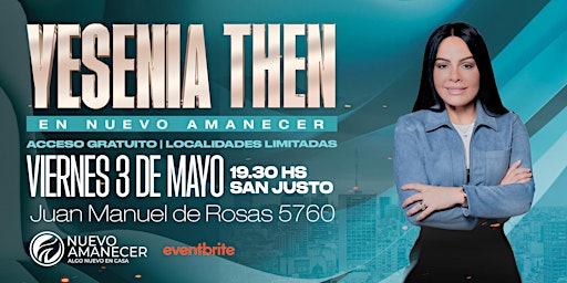 Imagem principal do evento Yesenia Then en Buenos Aires