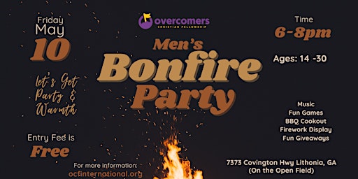 Image principale de Men's Bonfire Party