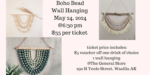Hauptbild für Boho Bead Wall Hanging