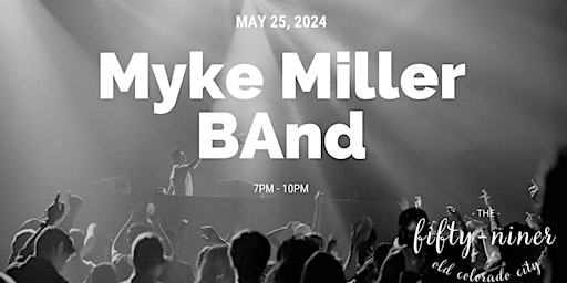 Imagem principal do evento Myke Miller Band