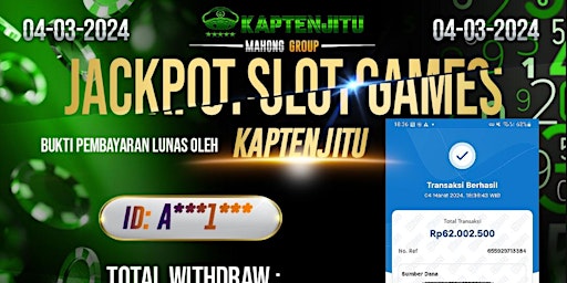 Slot Online⚡Bandar Agen Judi Slot Pulsa Tanpa Potongan Indonesia - Kapten primary image