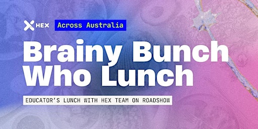 Imagem principal do evento Brainy Bunch Who Lunch with HEX
