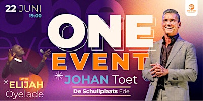 Hauptbild für One Event met Johan Toet en Elijah Oyelade