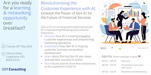 Imagem principal do evento Revolutionizing the Customer Experience in AI