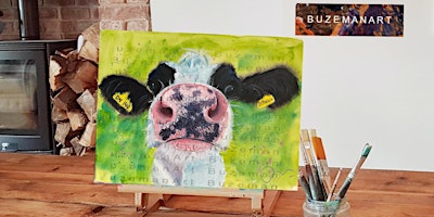 'Nosey cow' Painting  workshop @ the farm with farm tour, Doncaster primary image