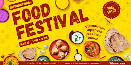 International Food Festival - Food, Culture, Games & Prizes