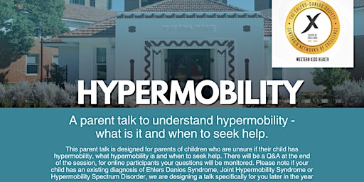 Primaire afbeelding van Hypermobility: Parent Talk