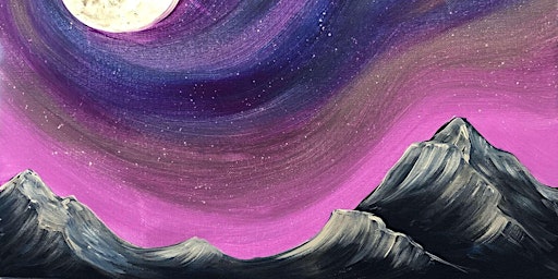 Aurora Over the Mountains - Paint and Sip by Classpop!™  primärbild