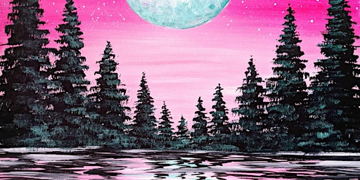 Vibrant Moon Forest - Paint and Sip by Classpop!™  primärbild