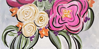 Lovely Blooms - Paint and Sip by Classpop!™ primary image