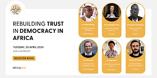REBUILDING TRUST IN DEMOCRACY IN AFRICA primary image