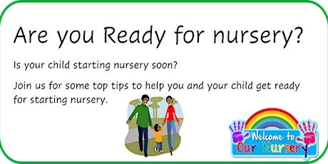 Are you Ready for nursery?  Is your child starting nursery soon?