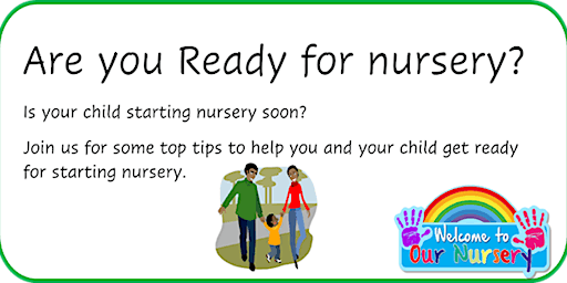 Image principale de Are you Ready for nursery?  Is your child starting nursery soon?