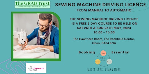 Imagem principal do evento Sewing Machine Driving Licence