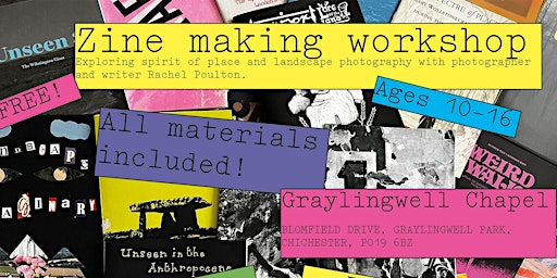 Primaire afbeelding van Zine Making Workshop  for Young People aged 10 - 16 yrs