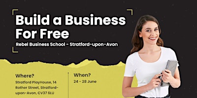 Imagem principal do evento Stratford-upon-Avon - How to Build a Business Without Money