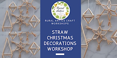 Straw Christmas Decorations Workshop