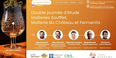 Double journée d'étude Malteries Soufflet, Malterie du Château et Fermentis primary image