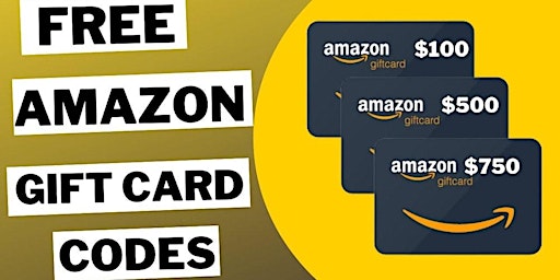 AMAZON!!~Free Amazon Gift Card Codes Generator 2024:GET Updated Amazon Cards Here primary image