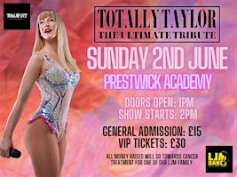 LJM DANCE PRESENTS…Totally Taylor Charity Fundraiser
