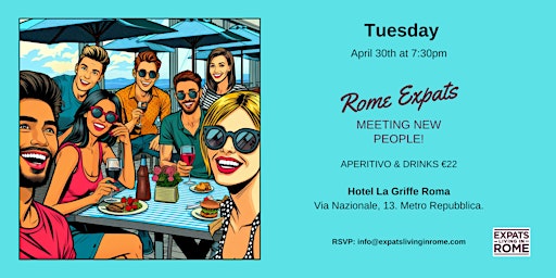 Imagem principal do evento #RomeExpats: International Social Exchange | Metro Repubblica