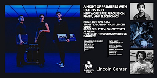 Imagem principal do evento Lincoln Center Debut with Pathos Trio and Guests