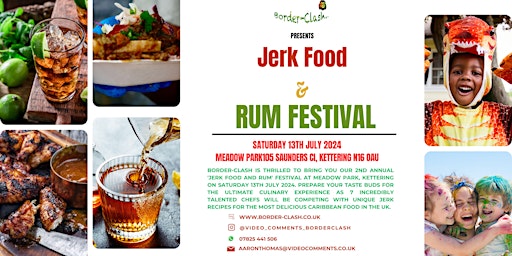 Primaire afbeelding van Border-Clash 'Jerk Food and Rum Festival' 2024.