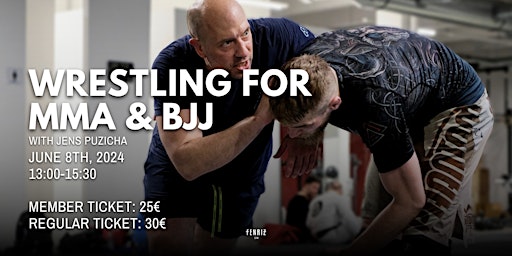 Imagem principal do evento Jens Puzicha - Wrestling Seminar for MMA and BJJ