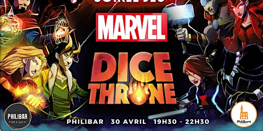 Image principale de Soirée Jeu Dice Throne + Découverte Héros Marvel