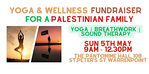 Imagem principal do evento YOGA & WELLNESS FUNDRAISER FOR GAZA