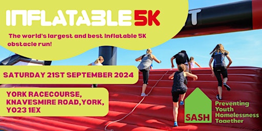 Imagem principal do evento York Inflatable 5k for SASH
